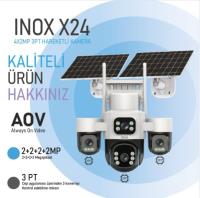 INOX-X24 4G SOLAR ESİM 6 MOTOR 3PT KAMERA  - 1
